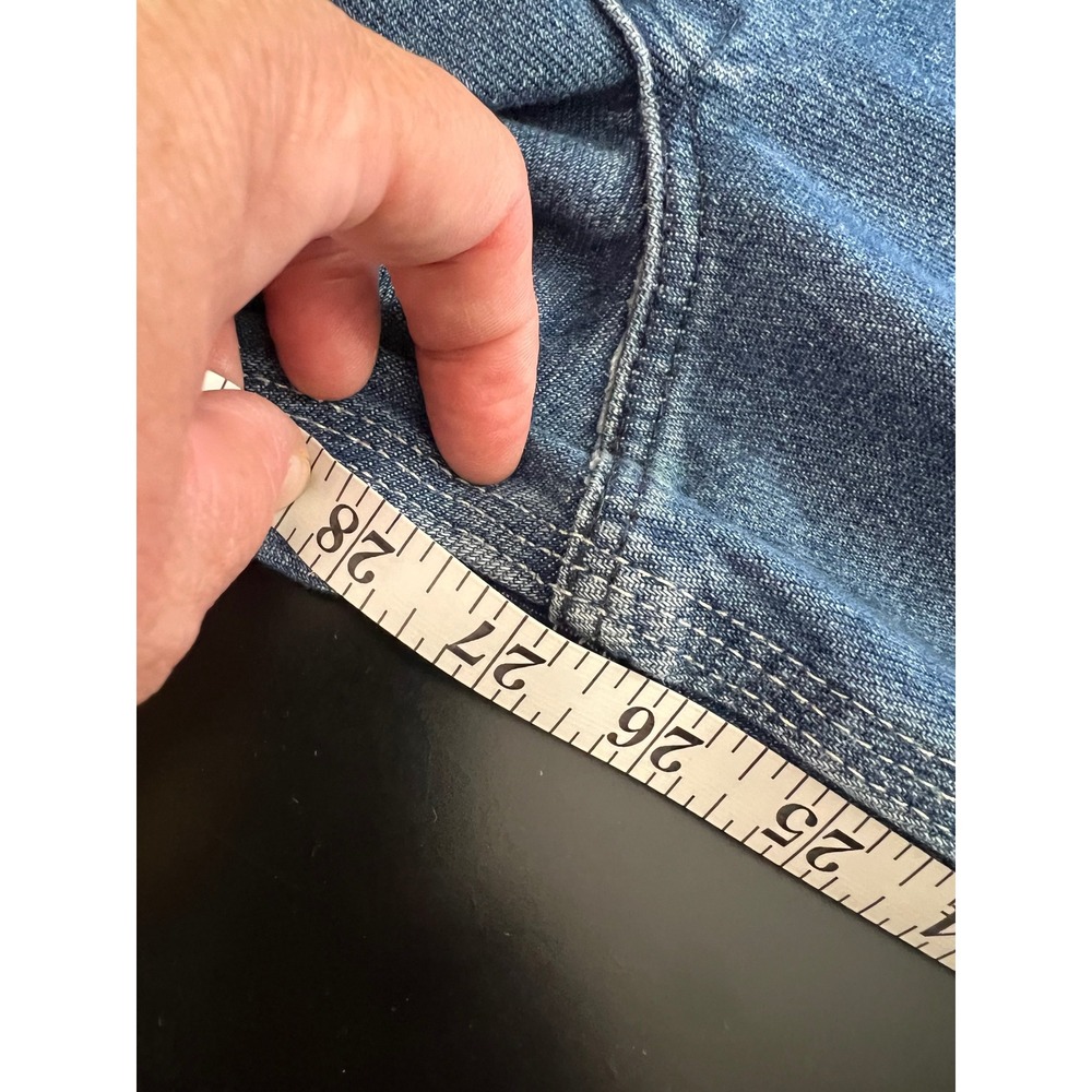 Dickies Men Denim Bib Overalls Medium Wash Indigo W4168E9 40x30 Workwear Regular - Picture 9 of 12